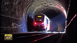 SEMMERINGBAHN Tunnels galleries bridges  Scenery mountain railway 4K [upl. by Anitnerolf]