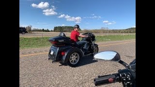 Inexpensive Harley Davidson Exhaust Tri Glide [upl. by Adnohsed836]