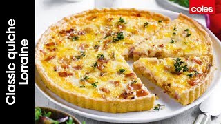 How to make classic quiche Lorraine [upl. by Idmann15]