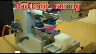 Pad Printing Training Machine Print Function [upl. by Debora]