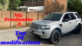 My Freelander 2  LR2  top 14 upgrades [upl. by Alliber]