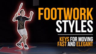 Footwork Styles How to move fast and efficient on court Part 2 [upl. by Nodaj]