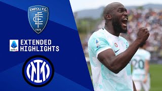 Empoli vs Inter Extended Highlights  Serie A  CBS Sports Golazo [upl. by Calesta913]