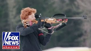 Winter Olympics Anatomy of a 22 Biathlon rifle [upl. by Ahseinaj23]