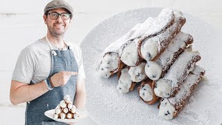 The Best Homemade Cannoli Recipe [upl. by Ycam]