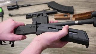 How to install a Magpul MOE AK Hand Guard on VSKA AK47 [upl. by Grimona]