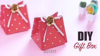 DIY GIFT BOX IDEAS  Gift Ideas  Paper Craft [upl. by Dorcy]