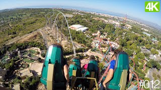 PortAventura Park • Shambhala ★ 4K ★ OnRide POV ★ 012 [upl. by Odicalp]