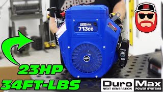 713cc V Twin DuroMax Unboxing amp First Look [upl. by Kilroy926]