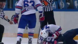 KHL Fight Yakovlev VS Tarasov [upl. by Anoved]