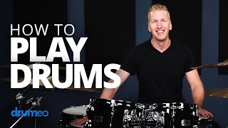 How To Play Drums Beginner Drum Lesson [upl. by Billye]