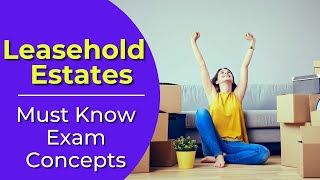 Leasehold Estates What are they Real estate license exam questions [upl. by Gurtner884]