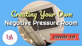 How to Create a COVID19 Negative Pressure Room [upl. by Eyde745]