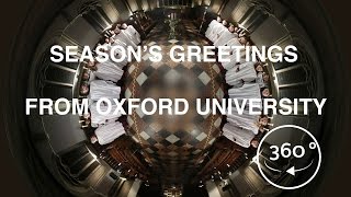 Merton College Choir in 360 Seasons greetings from Oxford University [upl. by Gervase]