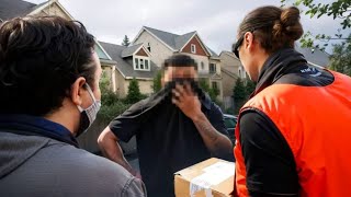 Scammer BUSTED at his Front Door [upl. by Werd342]