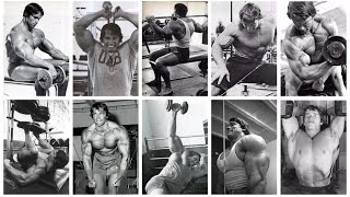 ARNOLD SCHWARZENEGGER  ALL EXERCISES [upl. by Gonzales]