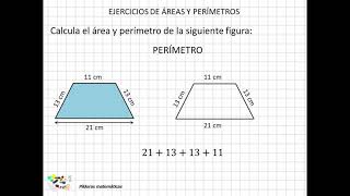 07 Ejercicios de áreas y perímetros II [upl. by Cath578]