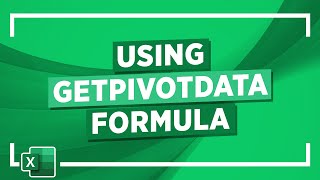 Pivot Tables in Excel Using GETPIVOTDATA Formula [upl. by Froh512]