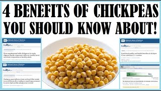 4 Benefits Of Chickpeas You Should Know About [upl. by Ebberta440]