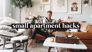 10 SMALL APARTMENT DECORATING TIPS  HACKS  Lone Fox [upl. by Kristan]