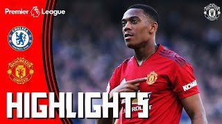 Highlights  Chelsea 22 Manchester United  Premier League  Martial Double for the Reds [upl. by Tufts]