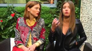 Interview Léa Seydoux and Adèle Exarchopoulos for Cinema TV Cannes 2013 [upl. by Krystalle]