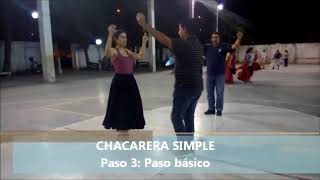 CÓMO BAILAR CHACARERA SIMPLE  TUTORIAL [upl. by Dela630]