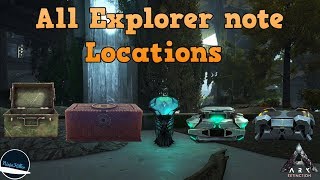 All Explorer note locations Ark Survival Evolved Extinction [upl. by Sweeney]