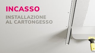 Tutorial profilo LED da incasso cartongesso recesso  LUCE DIRETTA [upl. by Nylrahs830]