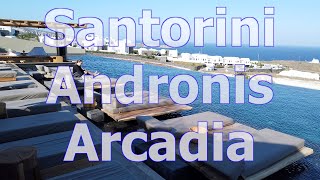 Andronis Arcadia Luxury Resort Hotel in Santorini Oia  REVIEW [upl. by Tak]