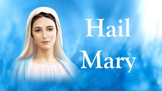 🙏 Hail Mary Prayer With Lyrics 🙏 [upl. by Auroora]