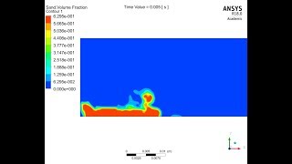 Transient Multiphase Flow Simulation using Eulerian Granular Multiphase Model in ANSYS Fluent  11 [upl. by Dublin]