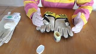 Add grip to your Goalkeeper Glove using Vaseline [upl. by Rissa]