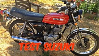 Test Suzuki GT 125 1978 [upl. by Sabian]