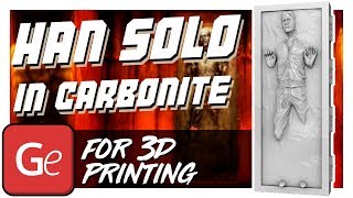 Han Solo in Carbonite 3D Printing Miniature  Assembly by Gambody [upl. by Halimak]