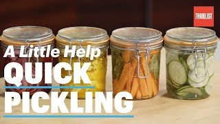 How to Make Quick Pickled Vegetables the Right Way  A Little Help Quick Pickling [upl. by Berk]