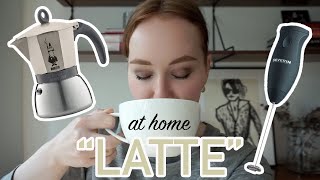 HOW TO MAKE A quotLATTEquot AT HOME moka pot  frother [upl. by Schecter]