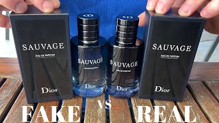 Fake vs Real Dior Sauvage Eau De Parfum 100 ML [upl. by Drue]