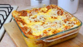 COMO HACER LASAGNA LASAÑA MUY FACIL  Recién Cocinados [upl. by Meehsar]