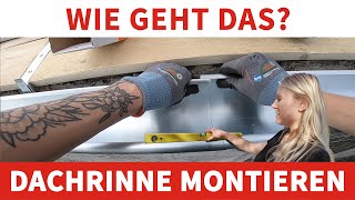 How to EINE DACHRINNE MONTIEREN [upl. by Naimerej]