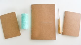 Cómo hacer un cuaderno sencillo Tutorial de Cuadernillo [upl. by Einnoj]