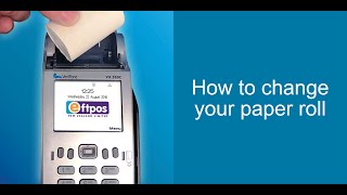 How To Change Your Verifone EFTPOS Terminal Paper Roll  Eftpos NZ [upl. by Eldoria]