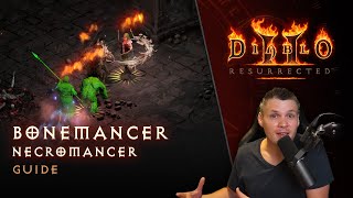 Diablo II Resurrected  Bone Necromancer Guide [upl. by Primavera]