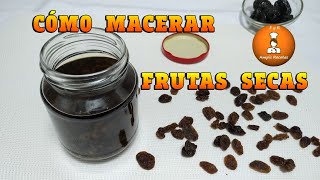 Cómo macerar frutas secas o deshidratadas para tartas tortas o bizcochos  ampisrecetas ​ [upl. by Manno945]