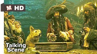 Pirates of Caribbean 3 Hindi At Worlds End Talking Scene [upl. by Talyah184]