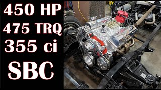 Chevy 355 Engine Build Part1 Cam and Crank Install  450 Hp Street Engine SBC  Full Install [upl. by Palmore]