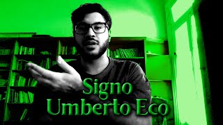 Signo Semiosis y Semiótica Umberto Eco  Charles Sanders Peirce [upl. by Ellehctim]