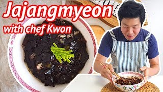 Jajangmyeon Korean Black Bean Noodles 짜장면 [upl. by Millan]