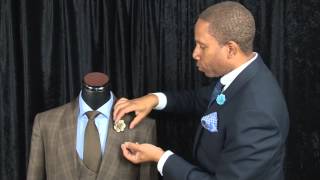 How To Wear A Lapel Flower Pin On Your Suit [upl. by Kristof]