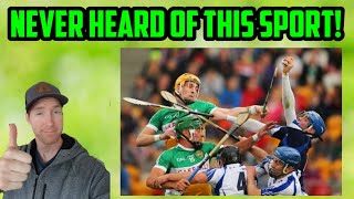 Californian Reacts to IRISH HURLING Irelands Obsession  Fastest Game on Grass [upl. by Aitsirk]